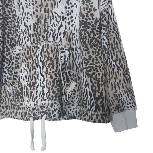 Leopard Hoodie Sweatshirt NWT - Size S - Picture 4 of 5